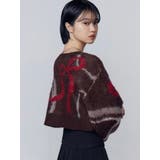 リボンラインショートニット | EMODA | 詳細画像11 