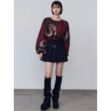 リボンラインショートニット | EMODA | 詳細画像13 