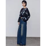 リボンラインショートニット | EMODA | 詳細画像24 