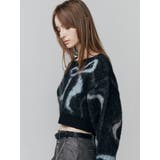 リボンラインショートニット | EMODA | 詳細画像29 