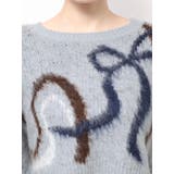 リボンラインショートニット | EMODA | 詳細画像36 