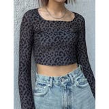 ミックス | シアーベロアプレートクロップトップ | EMODA