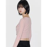 ロゴパッチクロップロングスリーブTシャツ | EMODA | 詳細画像31 