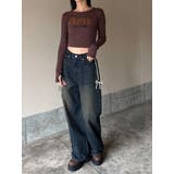 ロゴパッチクロップロングスリーブTシャツ | EMODA | 詳細画像4 