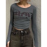 ロゴパッチクロップロングスリーブTシャツ | EMODA | 詳細画像46 