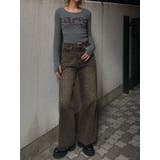 ロゴパッチクロップロングスリーブTシャツ | EMODA | 詳細画像47 