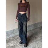 ロゴパッチクロップロングスリーブTシャツ | EMODA | 詳細画像5 