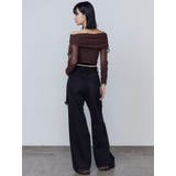 レースオフショルダートップ | EMODA | 詳細画像19