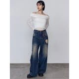 レースオフショルダートップ | EMODA | 詳細画像23