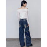 レースオフショルダートップ | EMODA | 詳細画像24