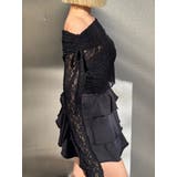 レースオフショルダートップ | EMODA | 詳細画像3