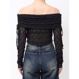 レースオフショルダートップ | EMODA | 詳細画像35