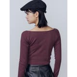 ロゴクロップドロングスリーブTシャツ | EMODA | 詳細画像12 