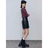 ロゴクロップドロングスリーブTシャツ | EMODA | 詳細画像14 