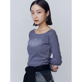 ロゴクロップドロングスリーブTシャツ | EMODA | 詳細画像17 
