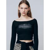 ロゴクロップドロングスリーブTシャツ | EMODA | 詳細画像24