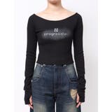 ロゴクロップドロングスリーブTシャツ | EMODA | 詳細画像32