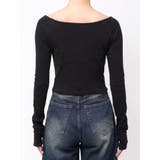 ロゴクロップドロングスリーブTシャツ | EMODA | 詳細画像34