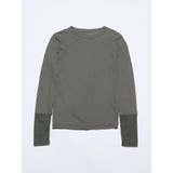 【VEQUM】SKIN FIT LONG SLEEVE TOP | EMODA | 詳細画像4 