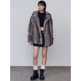 ミディフェイクファーコート | EMODA | 詳細画像17 