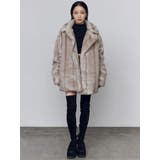 ミディフェイクファーコート | EMODA | 詳細画像28 