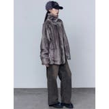 ミディフェイクファーコート | EMODA | 詳細画像32 