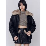 フェイクレザーブルゾン | EMODA | 詳細画像3