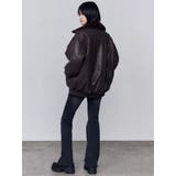 フェイクレザーブルゾン | EMODA | 詳細画像31