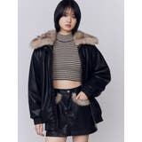 フェイクレザーブルゾン | EMODA | 詳細画像4
