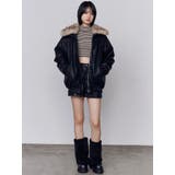 フェイクレザーブルゾン | EMODA | 詳細画像5