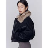 フェイクレザーブルゾン | EMODA | 詳細画像9