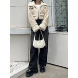 ショートフェイクムートンブルゾン | EMODA | 詳細画像13 