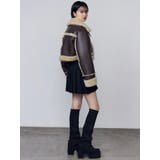 ショートフェイクムートンブルゾン | EMODA | 詳細画像19 