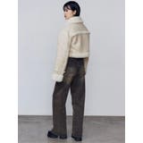 ショートフェイクムートンブルゾン | EMODA | 詳細画像24 