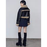 ショートフェイクムートンブルゾン | EMODA | 詳細画像29 