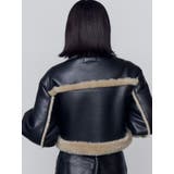 ショートフェイクムートンブルゾン | EMODA | 詳細画像31 