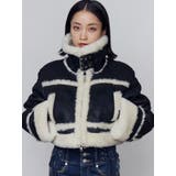 ショートフェイクムートンブルゾン | EMODA | 詳細画像36 