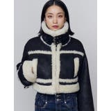 ショートフェイクムートンブルゾン | EMODA | 詳細画像37 