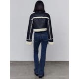 ショートフェイクムートンブルゾン | EMODA | 詳細画像40 