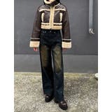 ショートフェイクムートンブルゾン | EMODA | 詳細画像9 