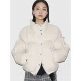 リボンパッファーダウンブルゾン | EMODA | 詳細画像46 