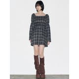 2WAYショルダーギャザーワンピース | EMODA | 詳細画像10