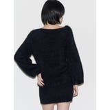 シャギードレープミニワンピース | EMODA | 詳細画像3 