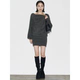 シャギードレープミニワンピース | EMODA | 詳細画像32 