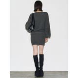 シャギードレープミニワンピース | EMODA | 詳細画像33 