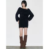 シャギードレープミニワンピース | EMODA | 詳細画像4 