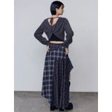 アシンメトリードッキングスカート | EMODA | 詳細画像19 