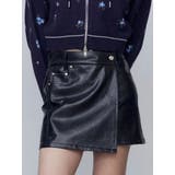 アシンメトリーラップスカート | EMODA | 詳細画像1 