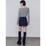 アシンメトリーラップスカート | EMODA | 詳細画像5 