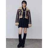 プリーツニットミニスカート | EMODA | 詳細画像7